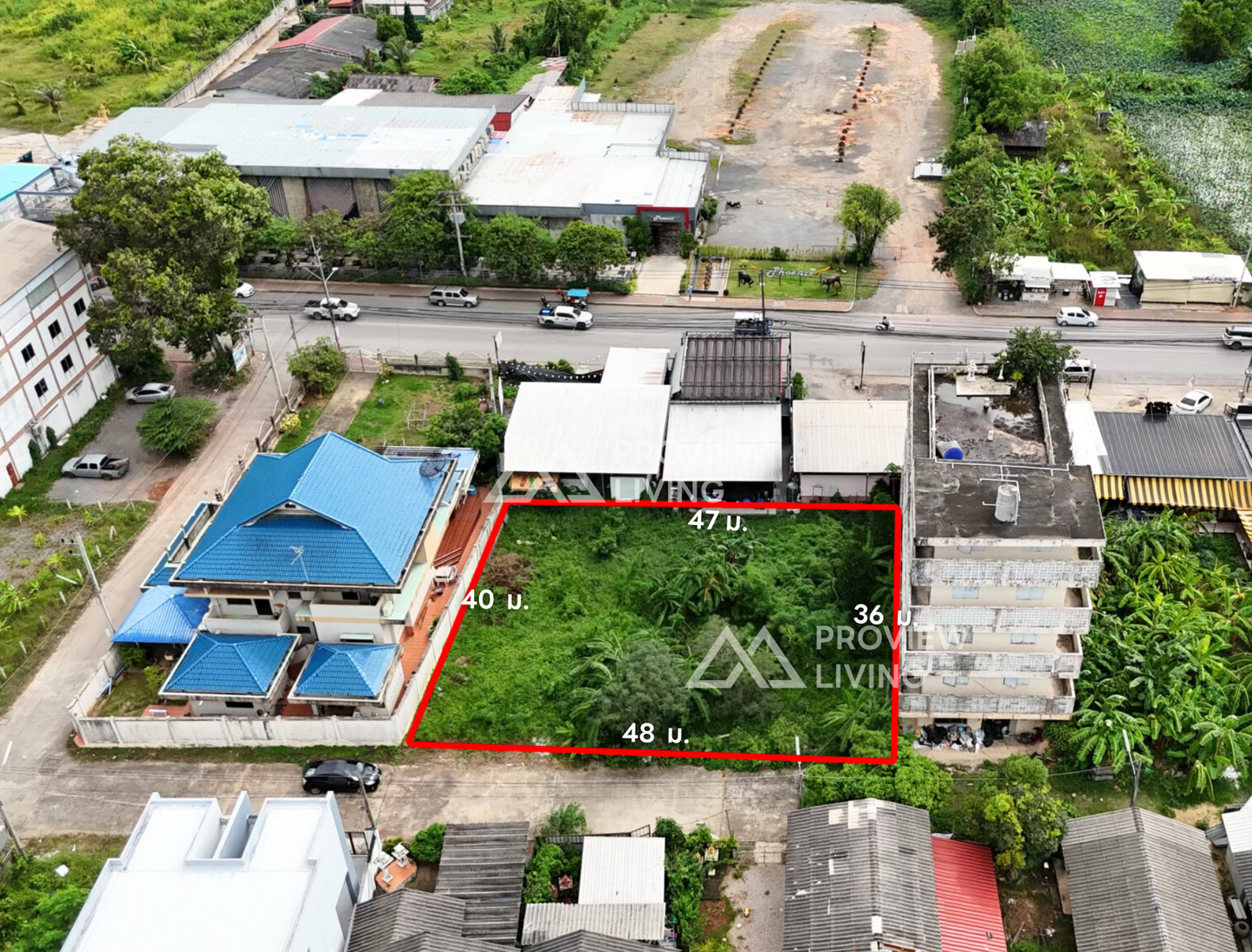 [ขายด่วน] Rare Item! ที่ดินกลางเมืองถนนอำเภอซอย 2 ขนาด 174 ตร.วา ราคาตร.ว.ละ 2X,XXX บาทเท่านั้น ใกล้สหไทย 200 ม.