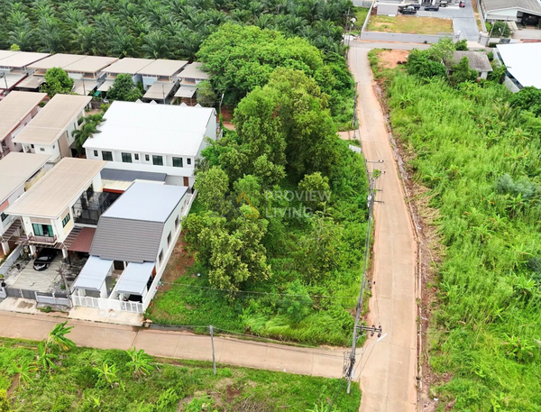 [For Sale] BS-08 Land plots for sale, 3 plots available, starting from 2.43 million baht. Suitable for housing development, Srivichai 16, BS-08, Surat Thani.