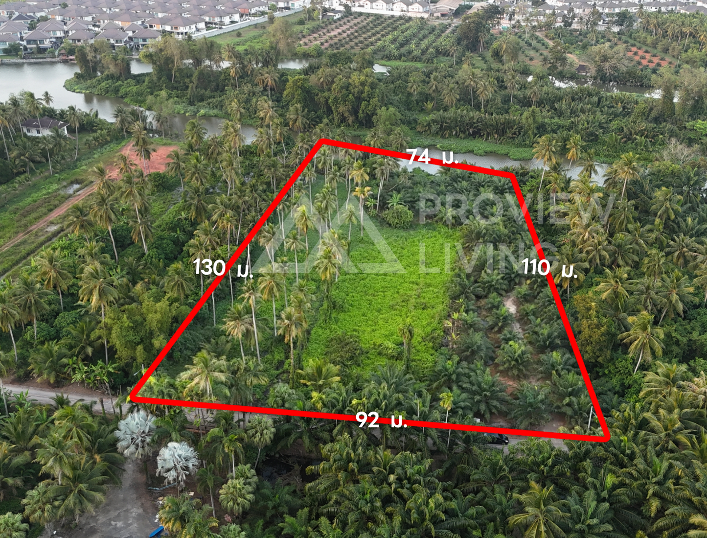 [ขายด่วน] ที่ดิน 5 ไร่กว่า หน้ากว้างติดถนน 92 เมตร หลังติดคลองมะขามเตี้ย ใกล้เขาท่าเพชร ราคาเพียงไร่ละ 3.XX ลบ.