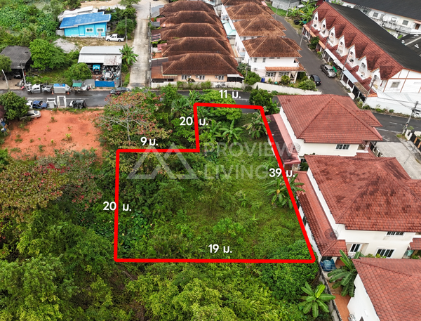 [Reserved] Vacant land 150 sq.wah near Mega Home, Bypass Road 16, 11 meters frontage, price 2.2X million baht, Surat Thani