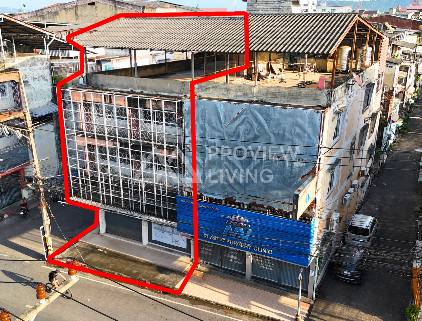 [ปล่อยเช่า] อาคารพาณิชย์ 3 ชั้นครึ่ง  ถนนราษฎร์อุทิศ 39.2 ตารางวา ค่าเช่า 40,000/เดือน ( สัญญาเช่าขั้นต่ำ 6 เดือน )