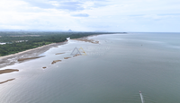 [URGENT SALE!!] 11 Rai beachfront land, panoramic view, suitable for resort-pool villa investment. 151 meter beachfront. T. Wang, A. Thachana, Surat Thani.