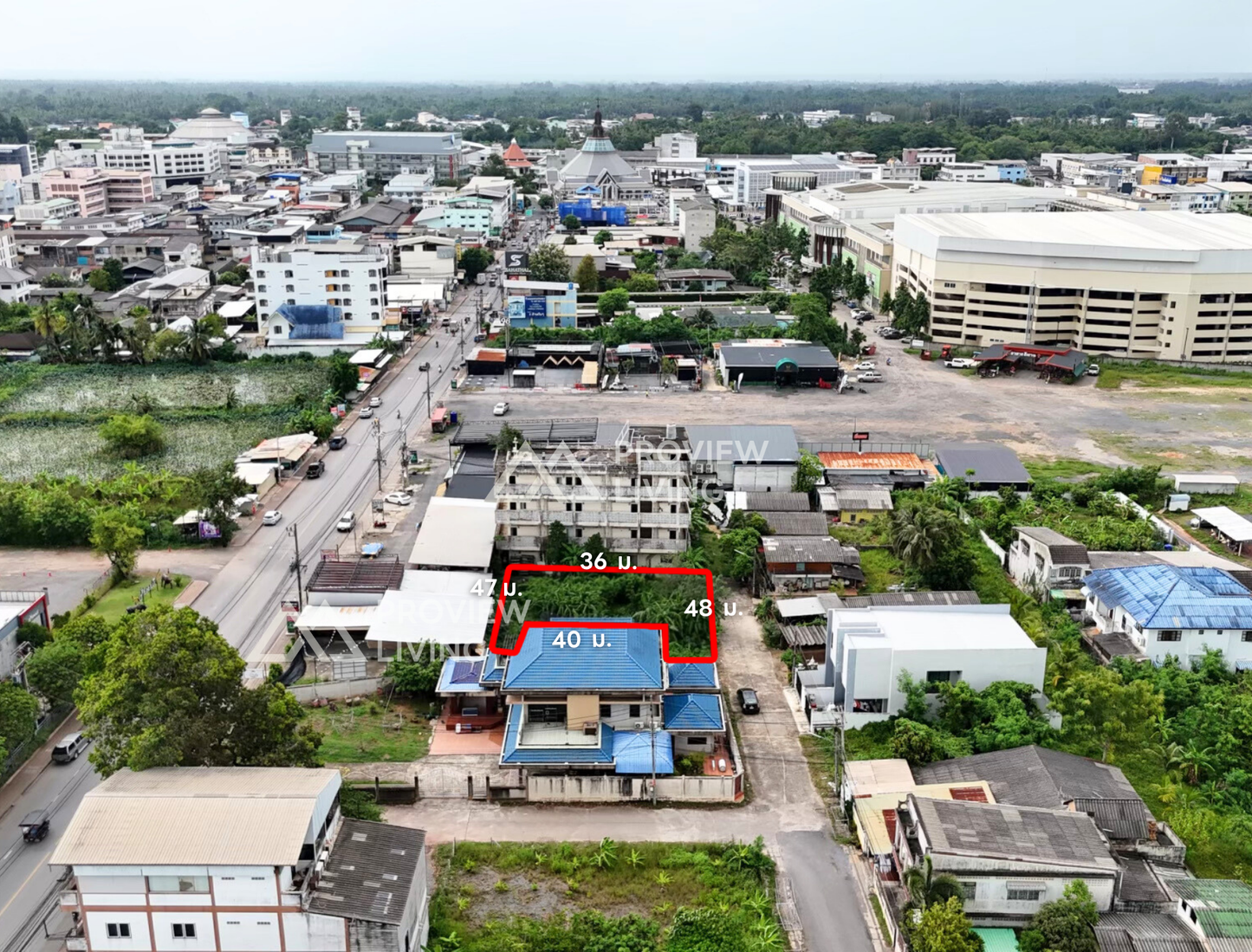 [ขายด่วน] Rare Item! ที่ดินกลางเมืองถนนอำเภอซอย 2 ขนาด 174 ตร.วา ราคาตร.ว.ละ 2X,XXX บาทเท่านั้น ใกล้สหไทย 200 ม.