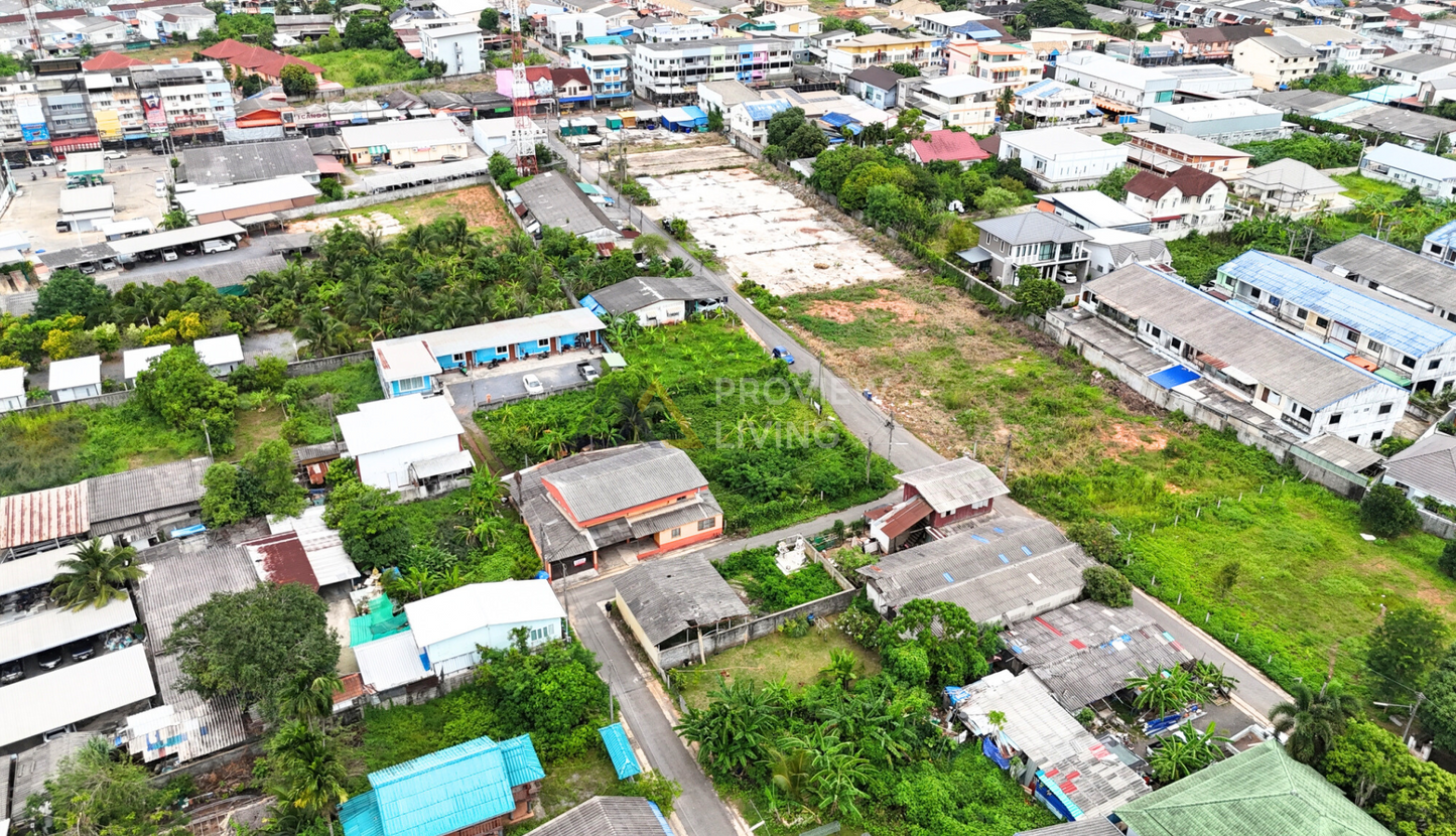 [ขายด่วน] ที่ดิน 100 วา ซอยวัดโพธิ์ 24 สุราษฎร์ฯ – ราคาโดนใจ 3.X ล้าน หน้าก้วาง 20 ลึก 19 เมตร ที่ถมแล้ว