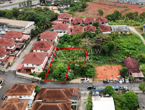 [Reserved] Vacant land 150 sq.wah near Mega Home, Bypass Road 16, 11 meters frontage, price 2.2X million baht, Surat Thani