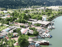 ขายด่วน ที่ดินขนาดใหญ่ สุราษฎร์ธานี 2 ไร่ 40 ตร.วา พร้อมอู่เรือเก่า ใกล้โรงไฟฟ้าขนอม ติดถนน – ติดคลอง – พร้อมใช้ ขนอม สิชล นครศรีธรรมราช
