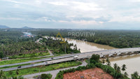 [For Sale] Vacant land near the river, 2-3-90 rai, Wat Tha Lon, Phunphin, Phunphin District, Surat Thani - Non - Nam