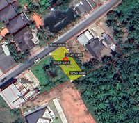 [For Sale] BS-04 Land size 268.7 sq.wa. 39 m. wide frontage. Opposite the boat noodle shop. Special discount for purchasing the entire plot. Suratthani.