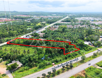 ขายที่ดิน 5 ไร่ ติดถนน 2 ด้าน ราคา 14.X ล้านบาท / ไร่ ใกล้ Central Suratthani @วัดประดู่