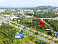 ขายที่ดิน 5 ไร่ ติดถนน 2 ด้าน ราคา 14.X ล้านบาท / ไร่ ใกล้ Central Suratthani @วัดประดู่