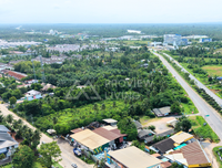 ขายที่ดิน 5 ไร่ ติดถนน 2 ด้าน ราคา 14.X ล้านบาท / ไร่ ใกล้ Central Suratthani @วัดประดู่