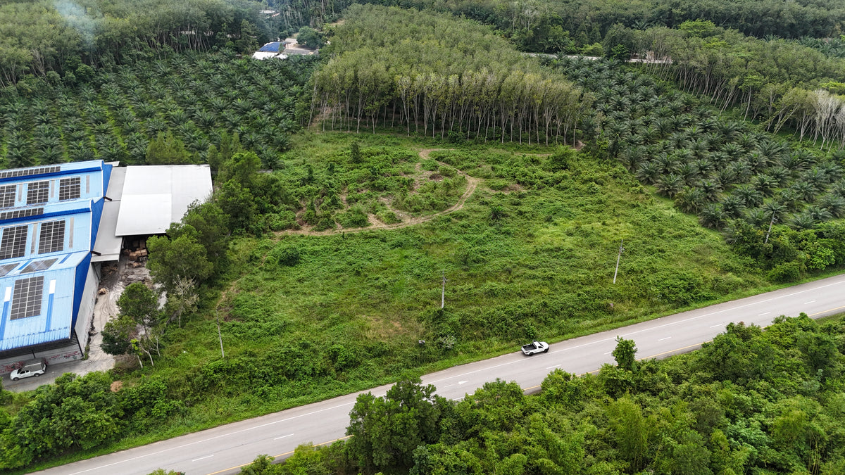 [ขายด่วน] ที่ดินเปล่า ติดถนนทางหลวง 44 อ.บ้านนาเดิม 3 ไร่ 1 งาน 24.0 ตารางวา | หน้ากว้าง 127 เมตร