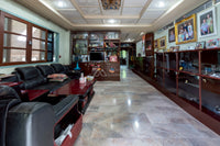 URGENT SALE House in Surat Thani. Rare Location...seamlessly blending comfort and design. Size 114.9 sq wa, 19 m wide frontage, 3 floors, 4 bedrooms, 5 bathrooms, Soi Amphoe 5, near Thepmitrsuksa School and Saha Thai Department Store.
