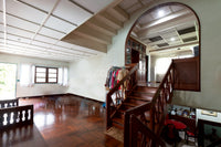 URGENT SALE House in Surat Thani. Rare Location...seamlessly blending comfort and design. Size 114.9 sq wa, 19 m wide frontage, 3 floors, 4 bedrooms, 5 bathrooms, Soi Amphoe 5, near Thepmitrsuksa School and Saha Thai Department Store.