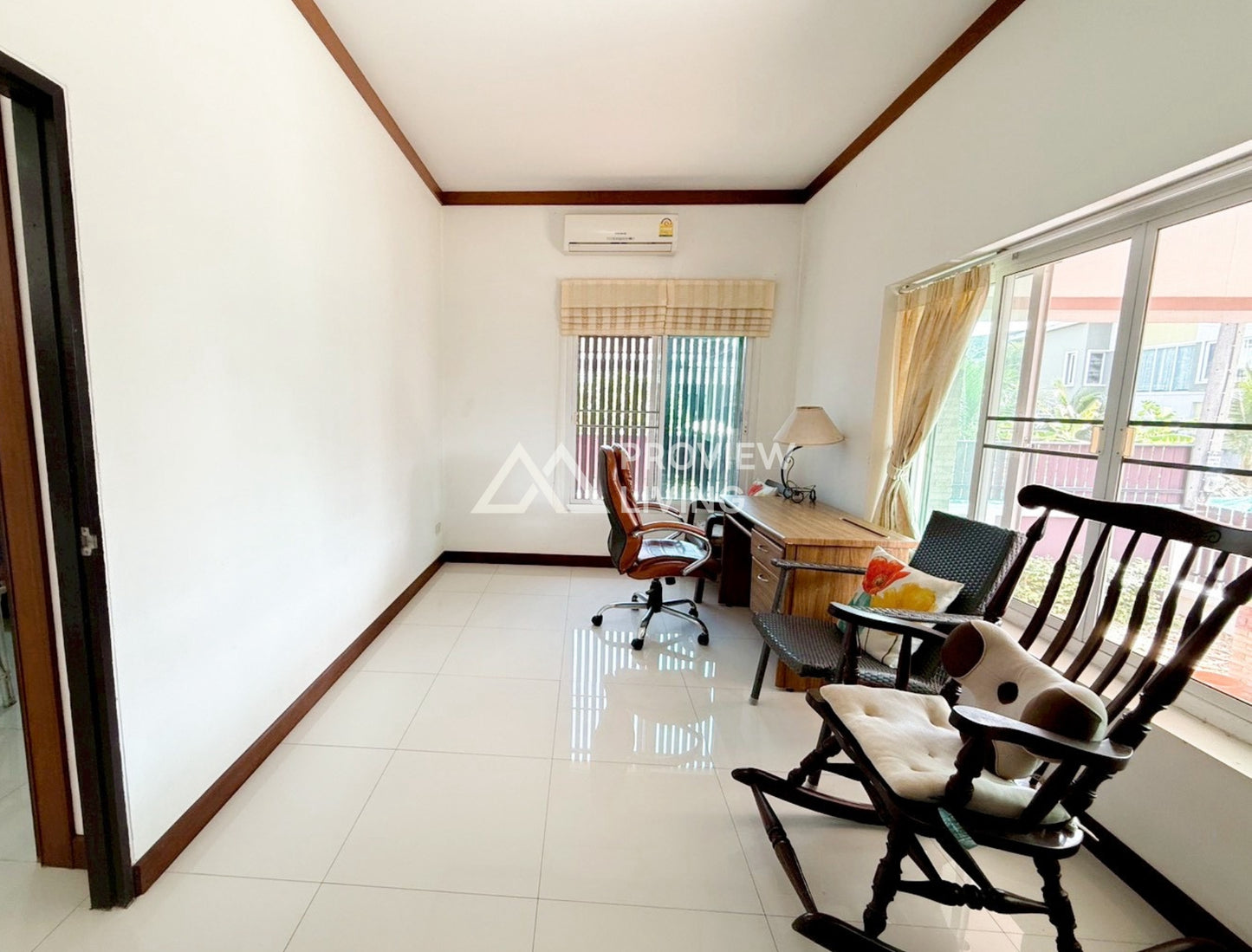 [ขายด่วน] บ้านเดี่ยว ชั้นเดียว หลังใหญ่ 3 ห้องนอน 2 ห้องน้ำ โซนโฉลกรัฐ ใกล้โรงแรม เอส.22 ราคา 5.XX ลบ.