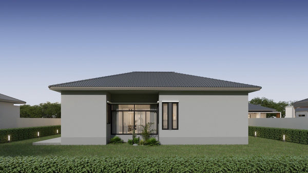 [Ready to move in] Modern-style single-story house, 3 beds, 2 baths, Chaiya, Surat Thani, Chaiya District, Surat Thani