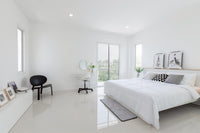 [Ready to move in] New Ultra Modern style house, outstanding design, size 62.5 sq.w., Pak Nam, Surat Thani, featuring 4 bedrooms, 4 bathrooms, 3 parking spaces, multiple access routes. Ready for immediate occupancy!