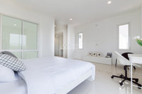 [Ready to move in] New Ultra Modern style house, outstanding design, size 62.5 sq.w., Pak Nam, Surat Thani, featuring 4 bedrooms, 4 bathrooms, 3 parking spaces, multiple access routes. Ready for immediate occupancy!