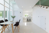 [Ready to move in] New Ultra Modern style house, outstanding design, size 62.5 sq.w., Pak Nam, Surat Thani, featuring 4 bedrooms, 4 bathrooms, 3 parking spaces, multiple access routes. Ready for immediate occupancy!