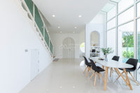 [Ready to move in] New Ultra Modern style house, outstanding design, size 62.5 sq.w., Pak Nam, Surat Thani, featuring 4 bedrooms, 4 bathrooms, 3 parking spaces, multiple access routes. Ready for immediate occupancy!