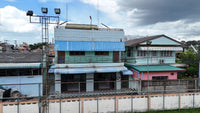 Urgent Sale! 4.X million, negotiable! 2 adjoining commercial buildings near Surat Thani City Municipality, only 200 meters away. Total size 48.6 sq. wah, 11 meters wide, 16 meters deep, 2 beds, 2 baths.
