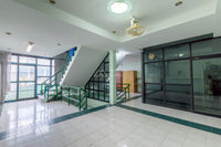 Urgent Sale! 4.X million, negotiable! 2 adjoining commercial buildings near Surat Thani City Municipality, only 200 meters away. Total size 48.6 sq. wah, 11 meters wide, 16 meters deep, 2 beds, 2 baths.