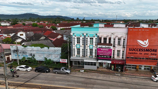 [ขายด่วน] อาคารพาณิชย์ ห้องมุม 2 คูหา 5 ห้องนอน 4 ห้องน้ำ 3 ห้องครัว บิ้วอิน+เฟอร์ครบ ทำเลทองศรีเกษม ใจกลางสุราษฎร์ฯ