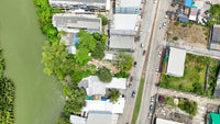 [For Sale] Riverside Land + 1 House, 100 sq.w., 11 m. frontage, Srikasem, Mueang Surat Thani