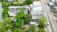 [For Sale] Riverside Land + 1 House, 100 sq.w., 11 m. frontage, Srikasem, Mueang Surat Thani