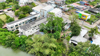 [For Sale] Riverside Land + 1 House, 100 sq.w., 11 m. frontage, Srikasem, Mueang Surat Thani
