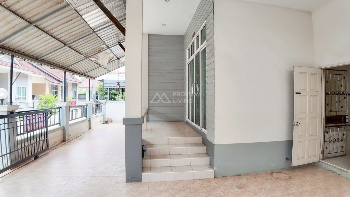 [ขายด่วน] บ้านเดี่ยว 3 ห้องนอน 2 ห้องน้ำ 53.3 ตร.ว. หมู่บ้านศรีอุไร ถนนอำเภอ ใกล้ค่ายวิภาวดี พร้อมอยู่ ทำเลดี ความปลอดภัยสูง เดินทางสะดวก