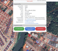 [FOR SALE] Land by the water, Soi Wat Pho 31, area 200 sq. wah, road frontage 42 meters, canal frontage 16 meters, Surat Thani