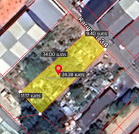 Urgent Sale: Vacant land, divided into 3 beautiful plots, total area 260 square wah, Soi Karunrat 32, near Sahathai Garden Plaza, Surat Thani.