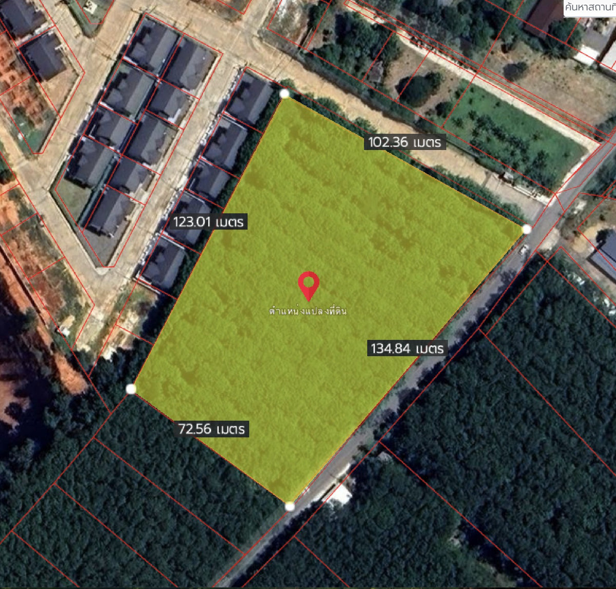 [ขายด่วน] ที่ดินเปล่าตลาดกล้วย city view 7ไร่  98.1 ตารางวา