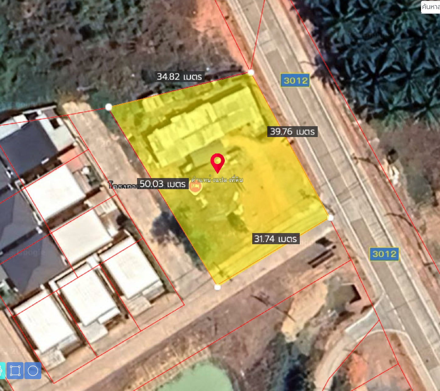 [ขายด่วน] ที่ดินเปล่าทุ่งกง 3งาน 41.2 ตารางวา