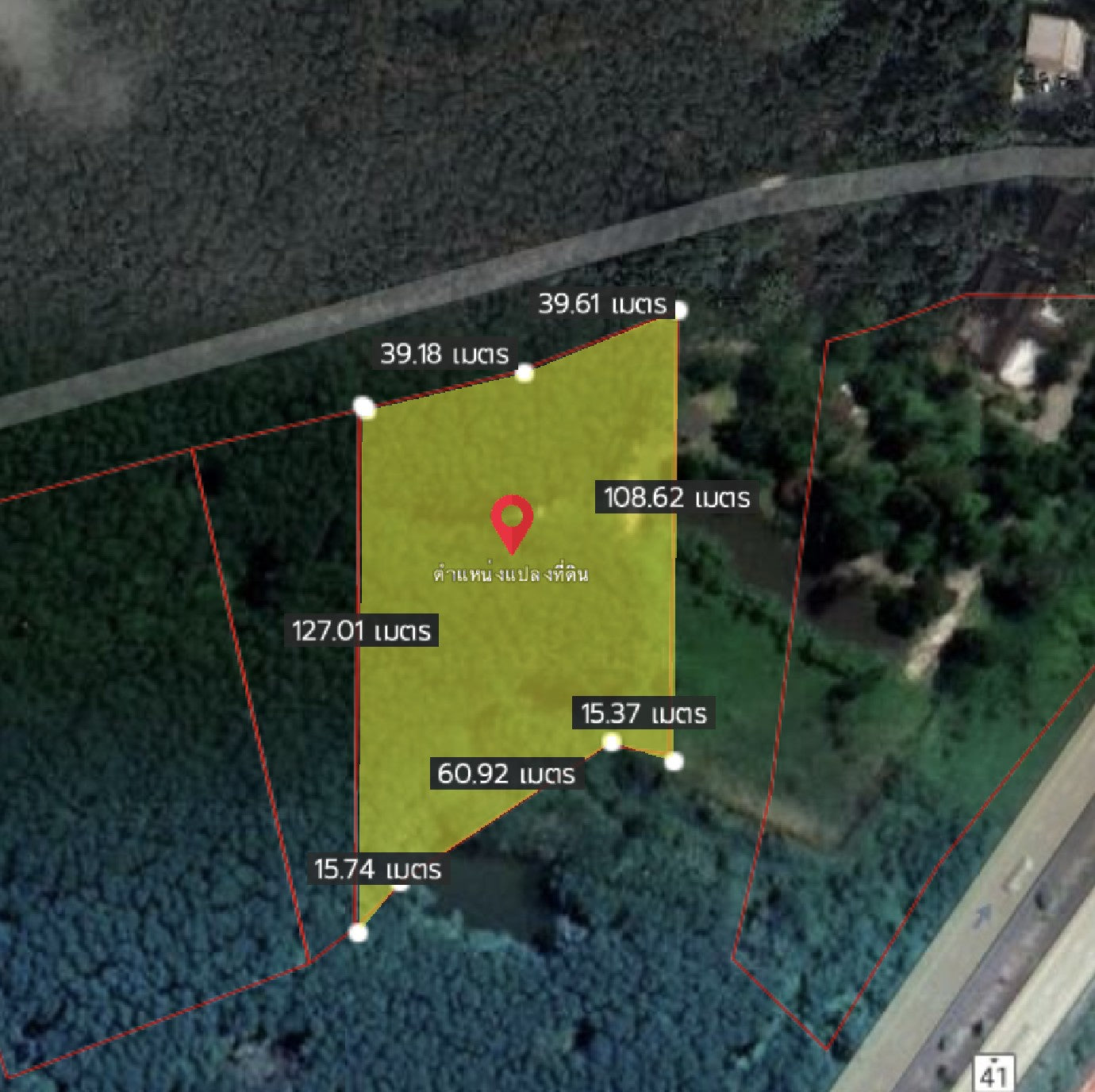 [ขายด่วน] ที่ดิน พร้อมสวนยางพารา ตรงข้ามสถานนีตำรวจทางหลวงไชยา 450 ม. ขายไร่ละ 6 แสนบาทเท่านั้น!!