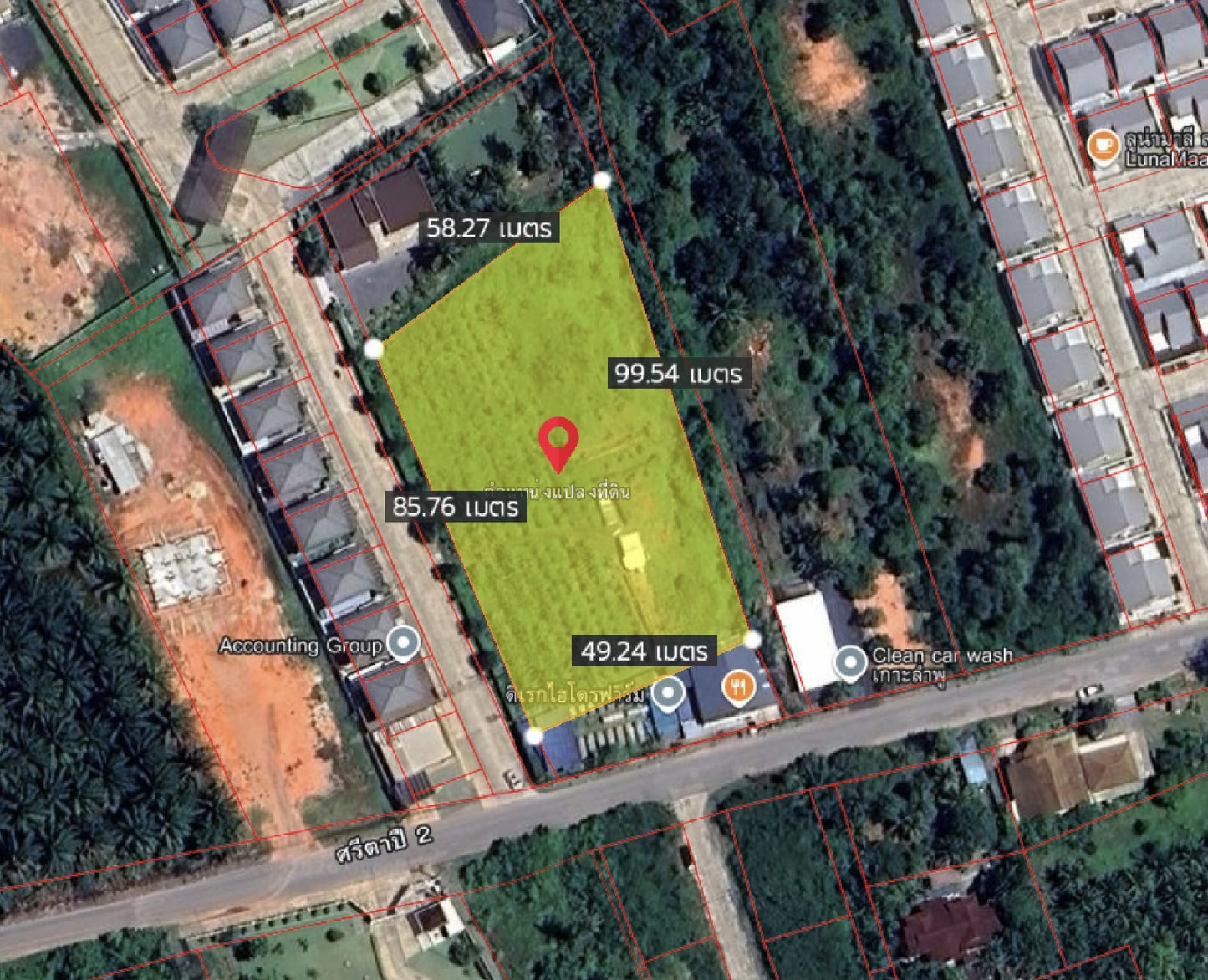 [ขายด่วน] ที่ดินเปล่า  ใกล้เกาะลำพู ขนาด 3 ไร่ 0 งาน 4.0 ตารางวา ราคา 15.XX ลบ.