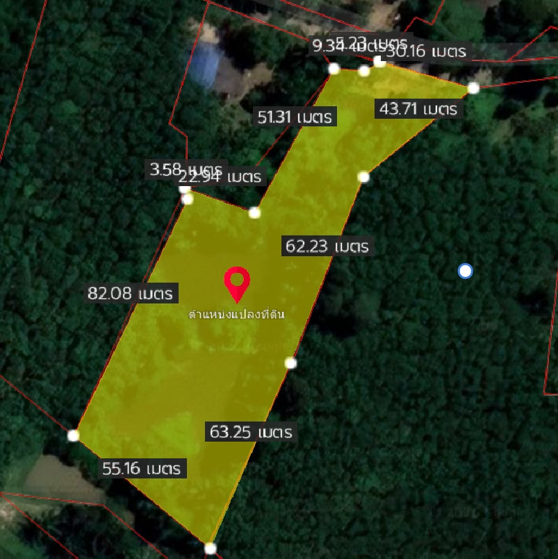 [ขายด่วน] ที่ดินติดคลองคลองไชยา 3 ไร่ 3 งาน 81.0 ตารางวา ราคา 780,000 เท่านั้น