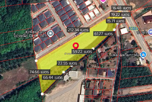[ขายด่วน] ที่ดินเปล่า ใกล้ไทวัสดุ ใกล้ โตโยต้าท่าทอง ขนาด 6 ไร่ 0 งาน 87.9 ตารางวา ราคา 6.XX ลบ.