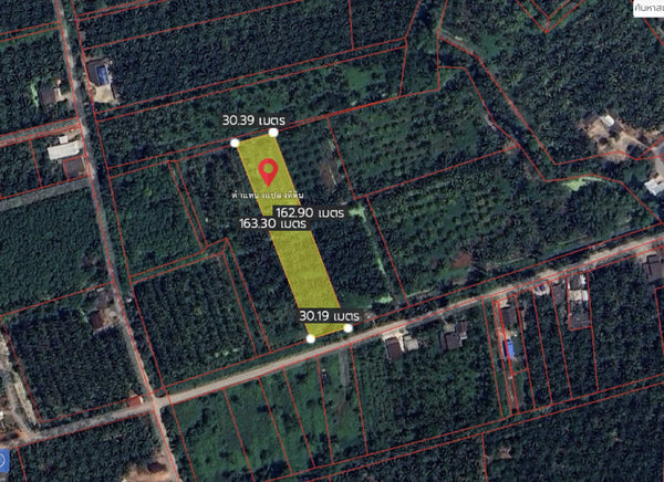 Urgent Sale: Vacant Land in Surat Thani, near Soi 2 Flea Market and Wat Mokkhathammaram, 3 rai.