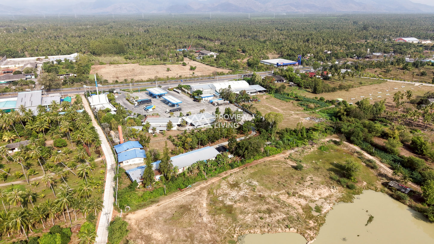 ขายปั๊มน้ำมัน ปตท. ทับสะแก 15 ไร่ ติดถนนเพชรเกษม Super Hub รายได้หลักล้านต่อเดือน