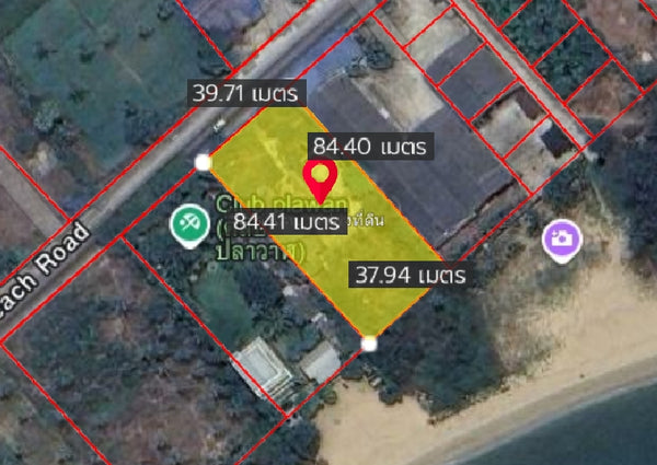 ขายที่ดินติดทะเล 13 ไร่เศษ พร้อมคลังน้ำมันเก่าและบ้านพัก คลองวาฬ หาดสามอ่าว ประจวบคีรีขันธ์ | 85 ล้านบาท