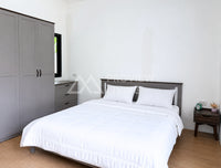 บ้านเดี่ยวหลังริม 63.8 ตร.วา โครงการหมู่บ้านธาดา อ.เวียงสระ ราคา 2.4X ล้านบาท