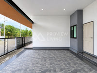 บ้านเดี่ยวหลังริม 63.8 ตร.วา โครงการหมู่บ้านธาดา อ.เวียงสระ ราคา 2.4X ล้านบาท