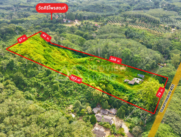 Oil palm plantation for sale, 6 rai @ Bang Baimai Intersection, price 2.XX MB / rai