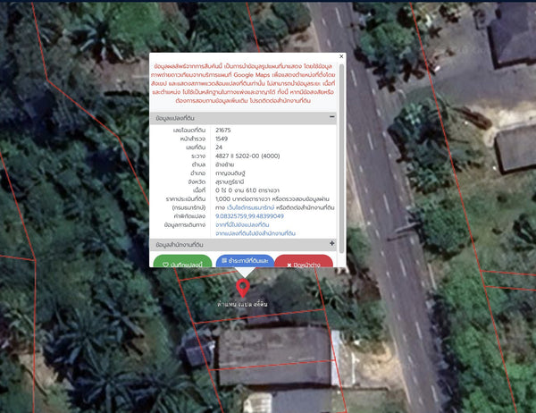 Oil palm plantation for sale, 6 rai @ Bang Baimai Intersection, price 2.XX MB / rai