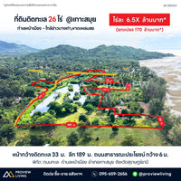 Oil palm plantation for sale, 6 rai @ Bang Baimai Intersection, price 2.XX MB / rai