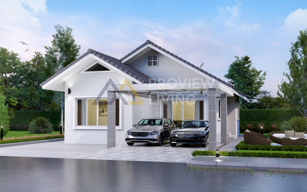 [For Sale - Ready to Move In] Detached House 3 Bedrooms 3 Bathrooms Modern Tropical Style, Bang Baimai, Surat Thani