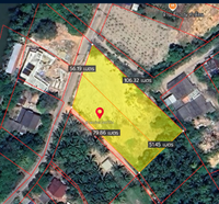 [For Sale] Vacant land near the river, 2-3-90 rai, Wat Tha Lon, Phunphin, Phunphin District, Surat Thani - Non - Nam