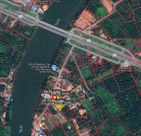 [For Sale] Vacant land near the river, 2-3-90 rai, Wat Tha Lon, Phunphin, Phunphin District, Surat Thani - Non - Nam